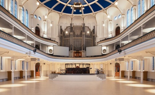 Westminster Chapel with cork flooring