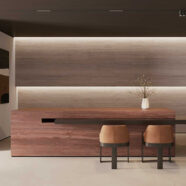 437.Nabel Ceramics  (ナベルセラミックス) 中国：レッド系のトラバーチン柄の大判タイルなど
